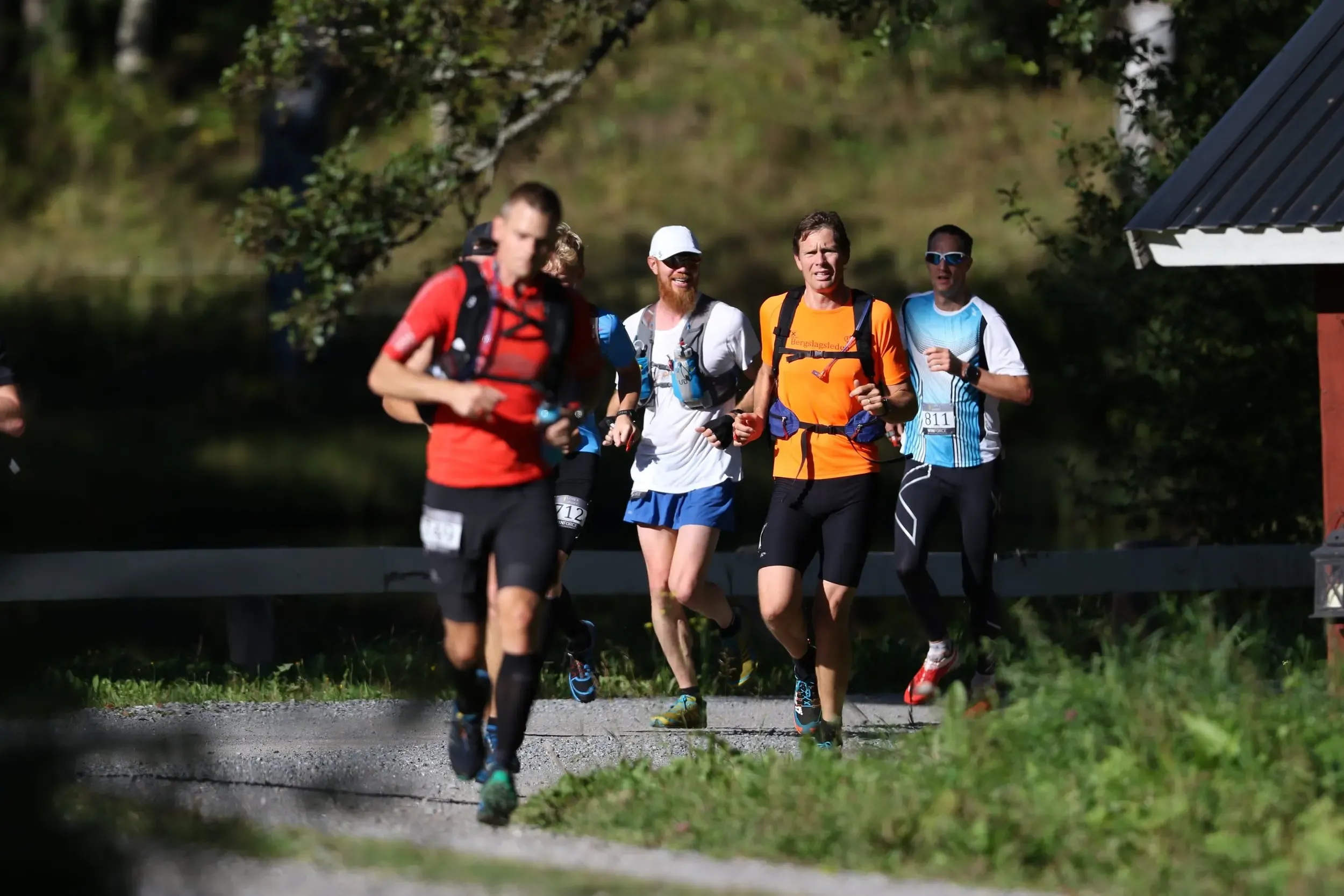 Löpare i Bergslagsleden Ultra.  Bra bildkvalitet.