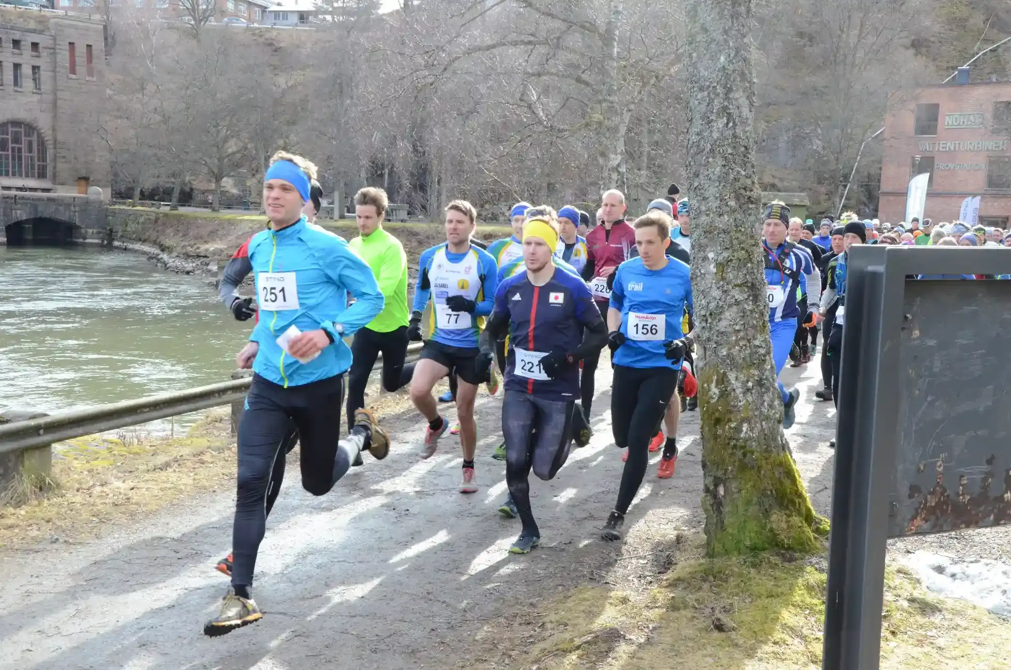 Löpare i Edsvidsleden Trailrun.