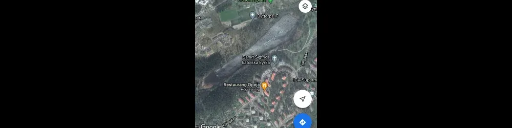 Google Maps-bild som visar området runt Kolbränningen i Borås, Sverige.