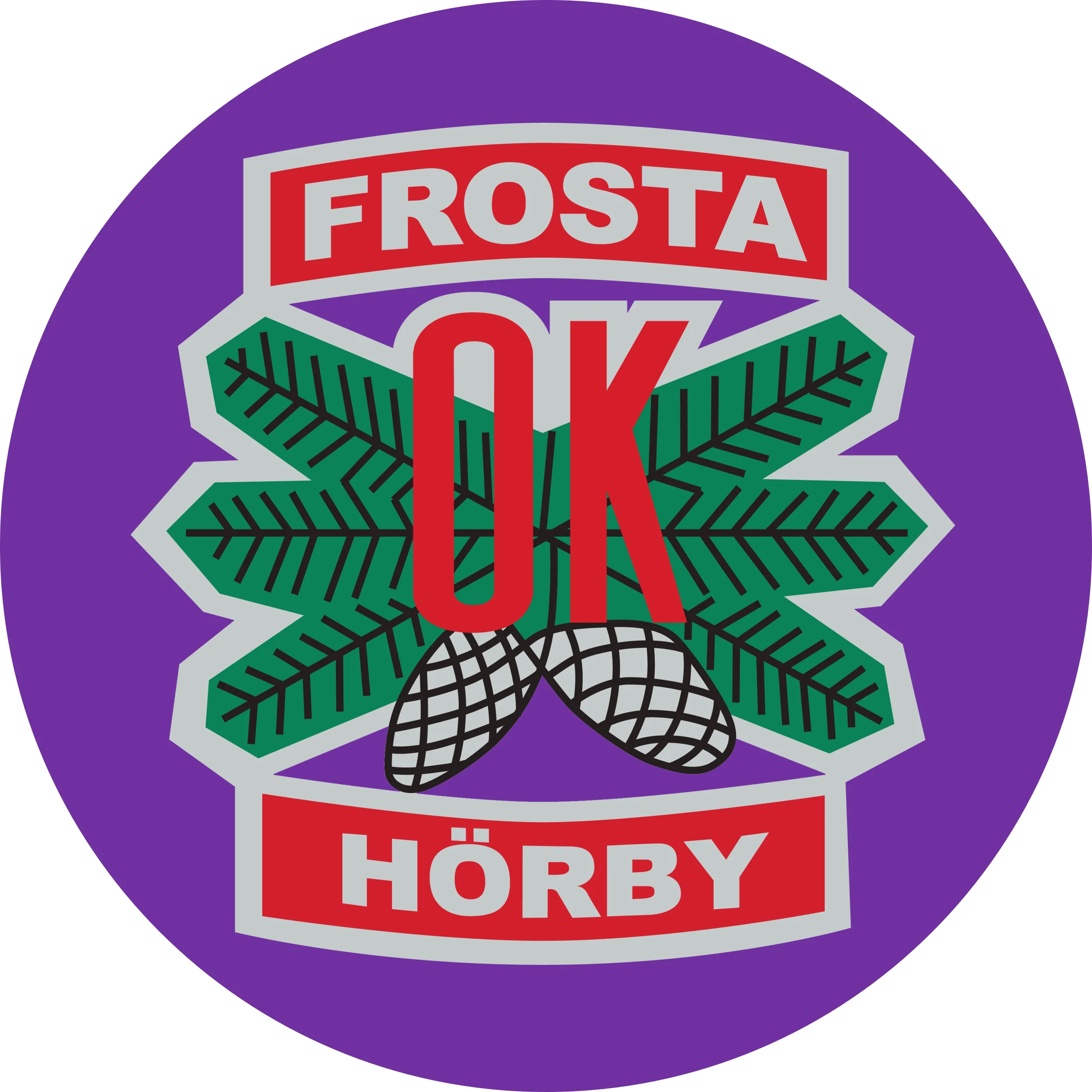 Logotyp för Frosta OK, kopplad till Hörby.