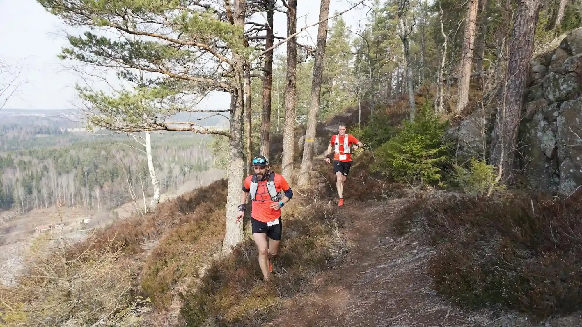 Löpare på Orion Trails natursköna stig.