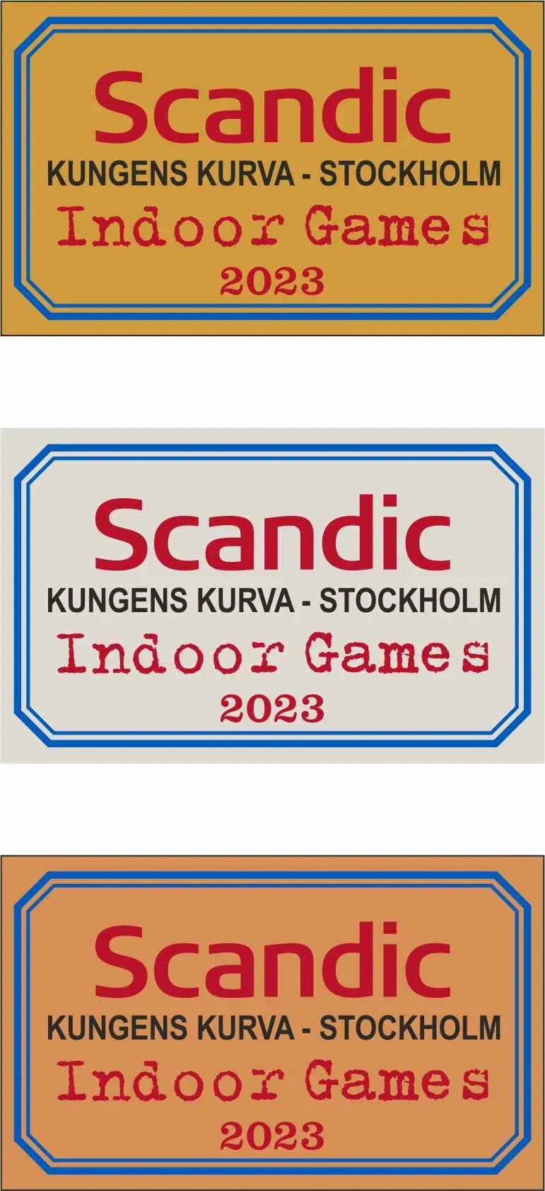 Logotyp för Scandic Indoor Games 2023.