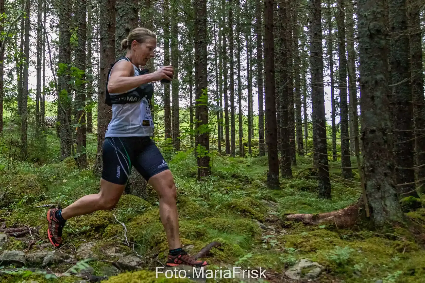 Löpare i Silverleden Ultra 64km.