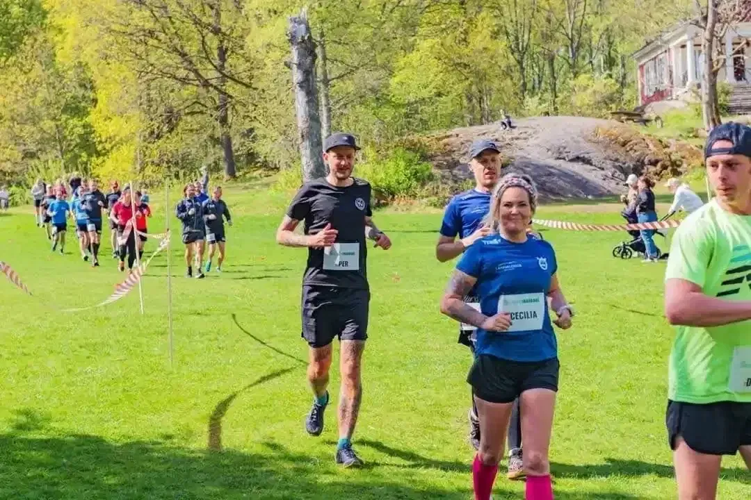 Löpare i Sommarro kulturreservat.