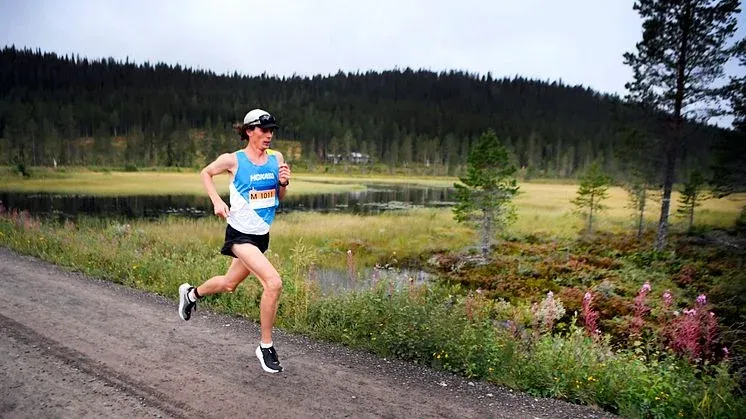 Löpare i Trail- och Ultravasan, vacker natur.